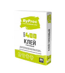 Клей гипсовый стандартный ByProc GKS-400